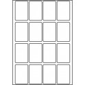 Αυτοκόλλητες Ετικέτες Λευκές 45x68